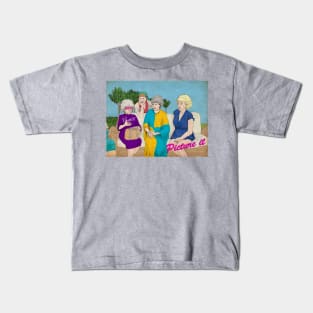 Golden Girls, "Picture It -- !" Kids T-Shirt